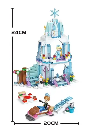 Конструктор Princess Toy Крижаний замок Ельзи 321 деталь Киев