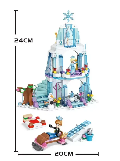 Конструктор Princess Toy Крижаний замок Ельзи 321 деталь Киев - изображение 2