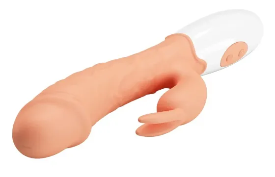 Вибратор с стимулятором клитора Pretty Love - Easter Bunny, BI-014962R Sex Aura Киев
