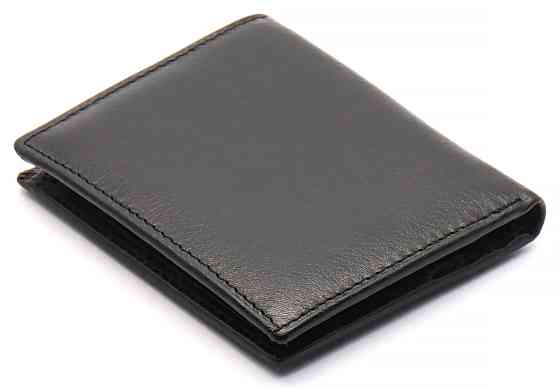 Чорне маленьке портмоне на магніті MARCO COVERNA Київ