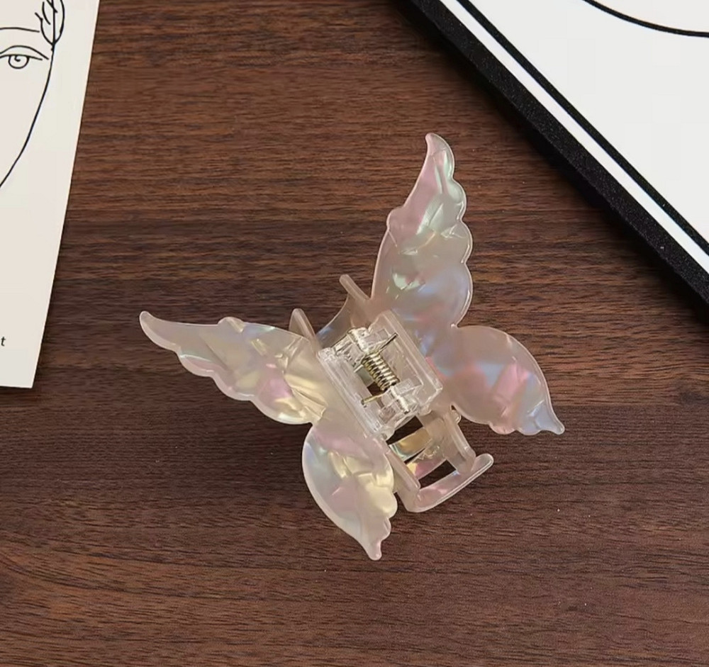 Заколка-крабік метелик Жовтий Смела - изображение 1