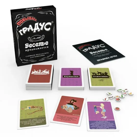 Застільна гра для компанії «Повышаем Градус» (RU) Львов
