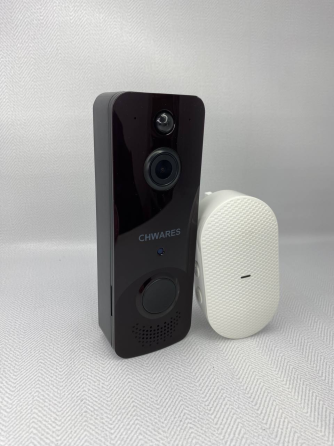 Б/В Бездротовий відеодзвінок CHWARES M8 з дзвінком, HD 1080P, датчик руху, IP65 Київ