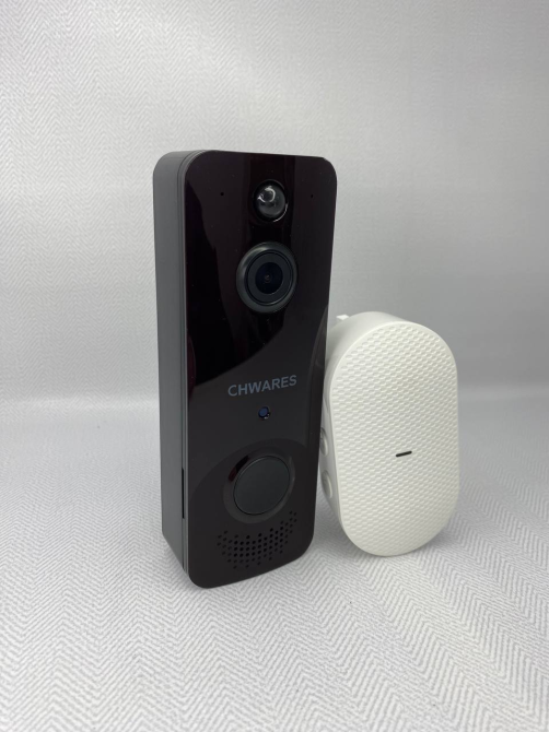 Б/В Бездротовий відеодзвінок CHWARES M8 з дзвінком, HD 1080P, датчик руху, IP65 Київ - фото 2