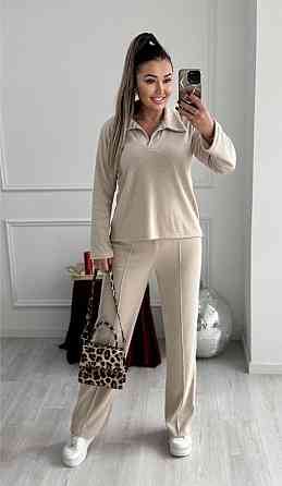 Жіночий базовий в'язаний костюм-двійка з ангори Таш, 50/52 Одеса