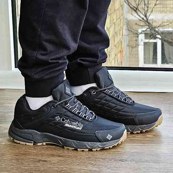 Мужские Зимние ТЕРМО Кроссовки Чёрные Гортекс Зима (размеры: 41) - 86-1 Днепр