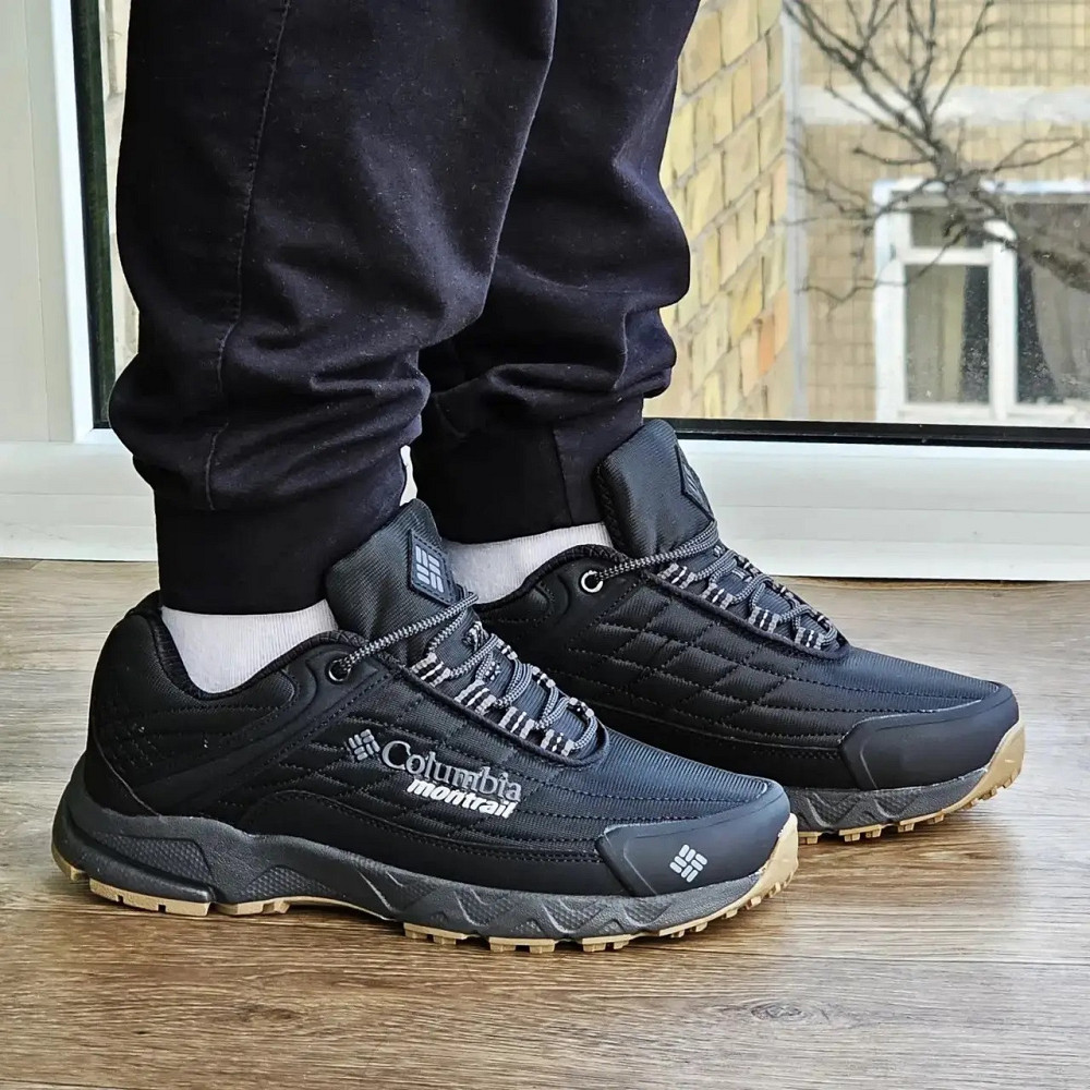 Мужские Зимние ТЕРМО Кроссовки Чёрные Гортекс Зима (размеры: 41) - 86-1 Днепр - изображение 4