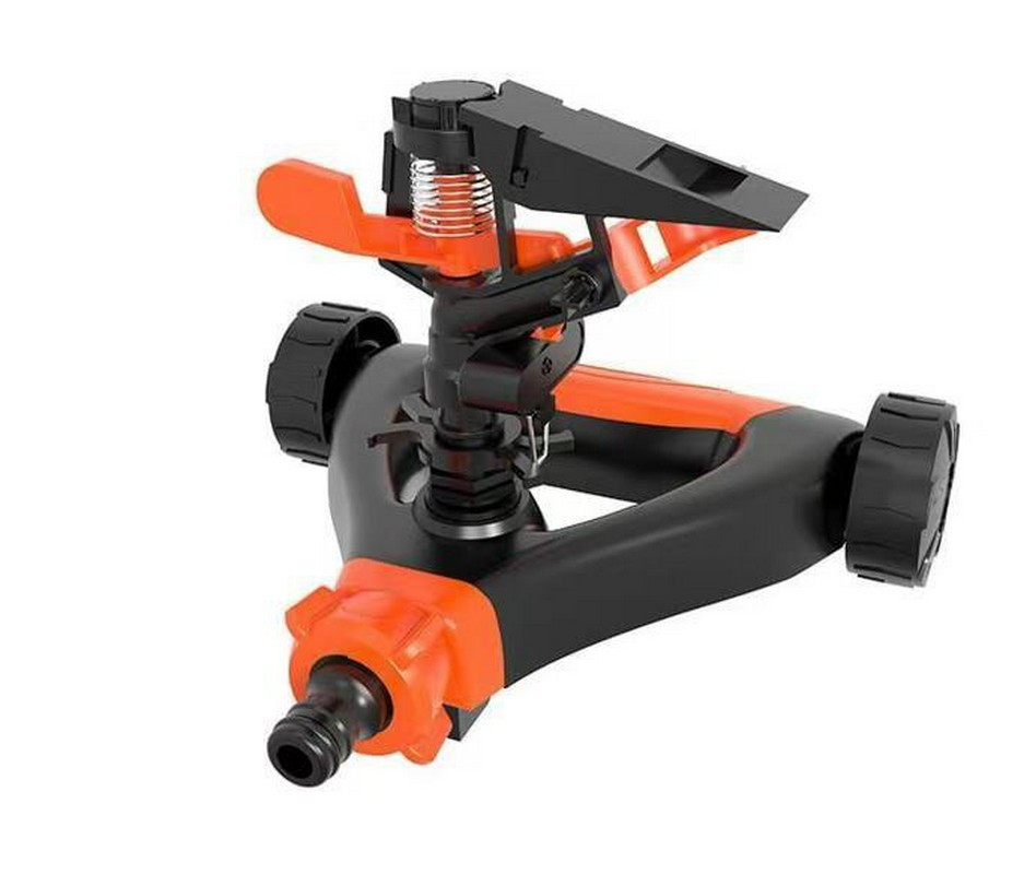 MASTERTOOL Зрошувач для поливу MASTERTOOL імпульсний ½" 3 режими 12 м 310 м² на коліщатках 92-9 Коломия - фото 2