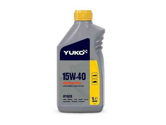 Масло моторне мінеральне DYNAMIC 15W-40 API SG/CD 1л ТМ Yuko   Solmir Київ