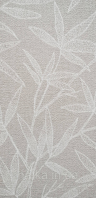 Шпалери вінілові на флізеліні метрові Rasch Novella 1,06х10 листя гілки матові білі на бежевому Київ - фото 3