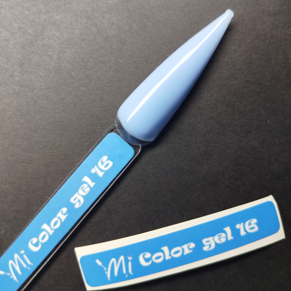 Наліпка на тіпсу (палітру) для гелю Mi Color №16 (9 x 55 мм) Херсон - фото 1
