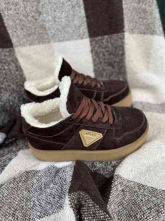 Molly Кросівки жіночі MOLLY 876 коричневі (зима, замша натуральна) (5653) 39 Коломыя