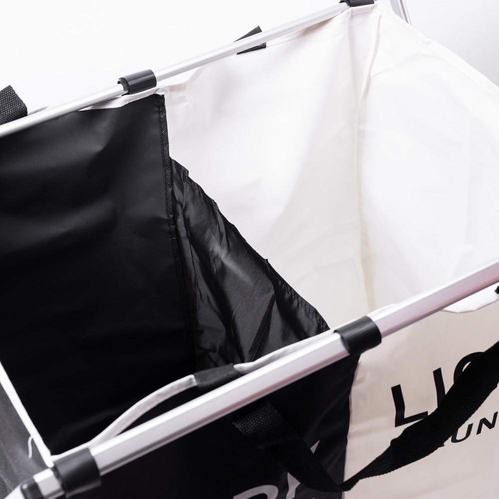 Yiwu Кошик-органайзер для білизни на каркасі 60 (л) на 2 відділення HP-41-5 Коломия - фото 4