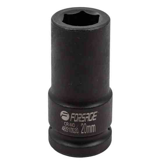 Головка ударна глибока 20 мм 6 г. 3/4" Forsage F-46510020 Одеса
