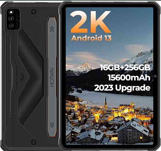 Планшет: 15 600Мач. HOTWAV R6 Ultra 8/256Gb. 4G. IPS 10.4" 2K IP68 IP69K. Київ