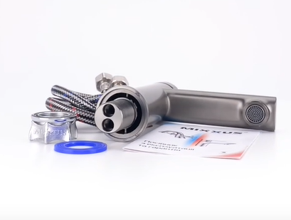 Смеситель для умывальника Mixxus Lord 001 Nut Graphite (Цвет графит) (MI7137) Черновцы