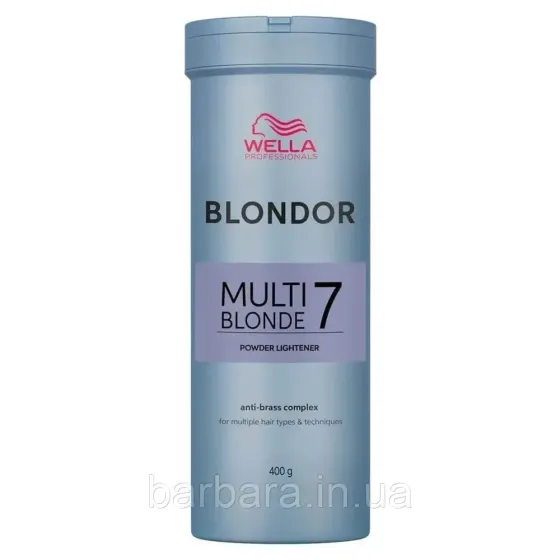 Осветляющий порошок Wella Blondor Multi Blonde Powder 7 рівнів Мультиблонд 400 г Киев