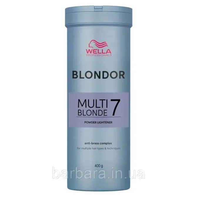 Осветляющий порошок Wella Blondor Multi Blonde Powder 7 рівнів Мультиблонд 400 г Киев - изображение 1