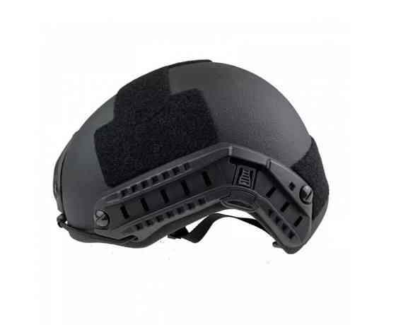 Тактический кевларовый шлем FAST IIIA NIJ (Черный) + кавер (Пиксель) Киев