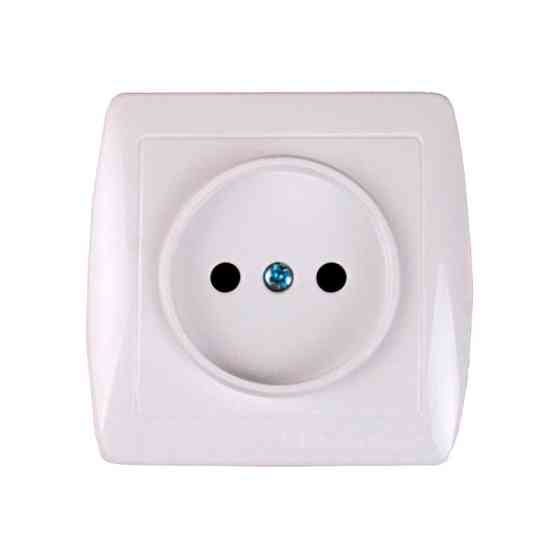 Розетка без заземления 16А, Acura белый Днепр