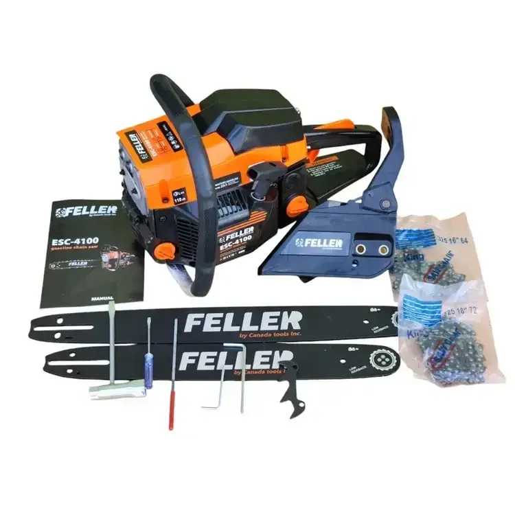 Бензопила FellerESC-4100 - 52куб.см, 8000об/мин, 2шины + 2 цепи, гарантия 36 мес, Канада Львов - изображение 2