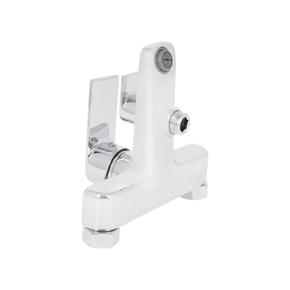 Змішувач для ванни Qtap Aries (з душовим гарнітуром) QTARI259CRM45559 Chrome Київ - фото 12