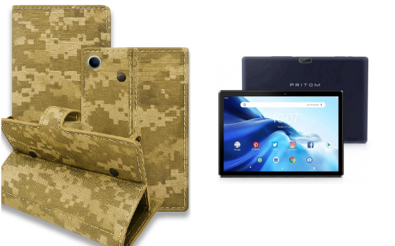 Книжка-трансформер для планшета Pritom Tronpad M10, колір Black Pixel Київ