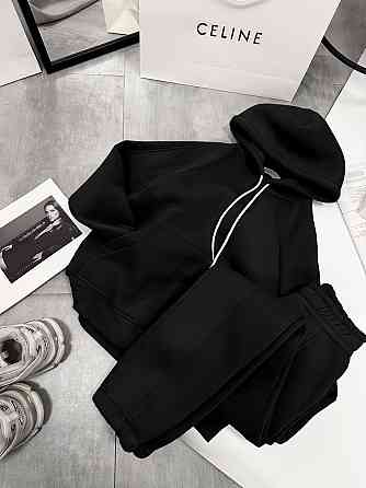 Женский утепленный костюм двойка: худи и штаны турецкая трехнить на флисе Одесса