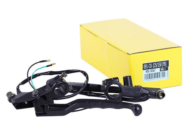 Кріплення дзеркала з важелем на двигун СВ-125/150, пара Мукачево - фото 1