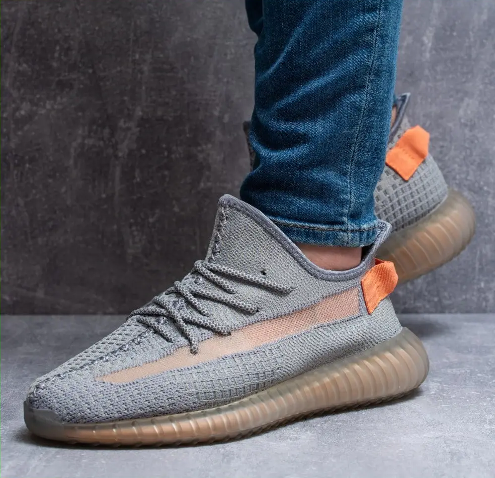 Кроссовки в стиле AD!DAS Серые Адидас Мужские Изи Буст (размеры: 41,42) - 96-4 Днепр - изображение 1