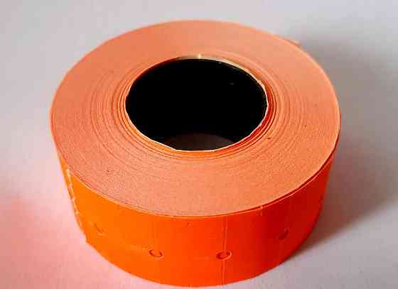 Этикетка (Ценники) под пистолет 21х12 мм красные, 1000 шт Павлоград