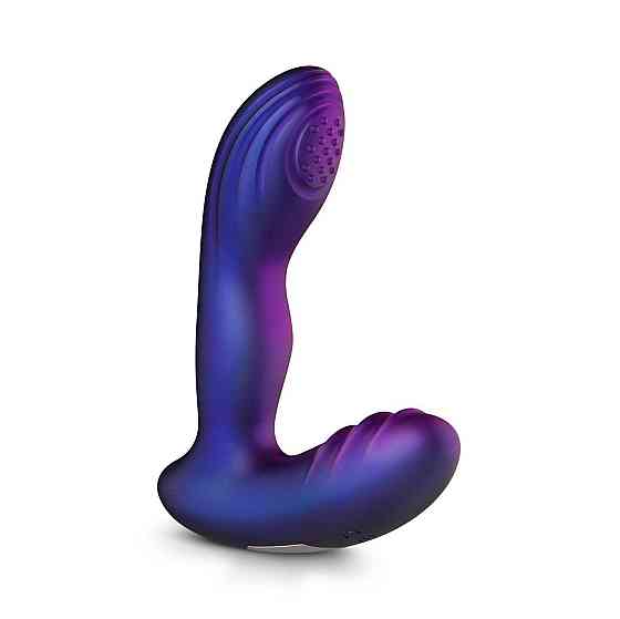 Анальна вібропробка з пульсацією Hueman - Galaxy Tapping Buttplug Sex Aura Київ