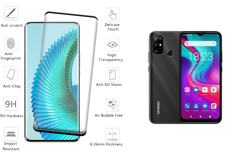 Защитное стекло HyperGlass Pro для Doogee X96, X96 Pro – максимальная чувствительность и защита Киев - изображение 2