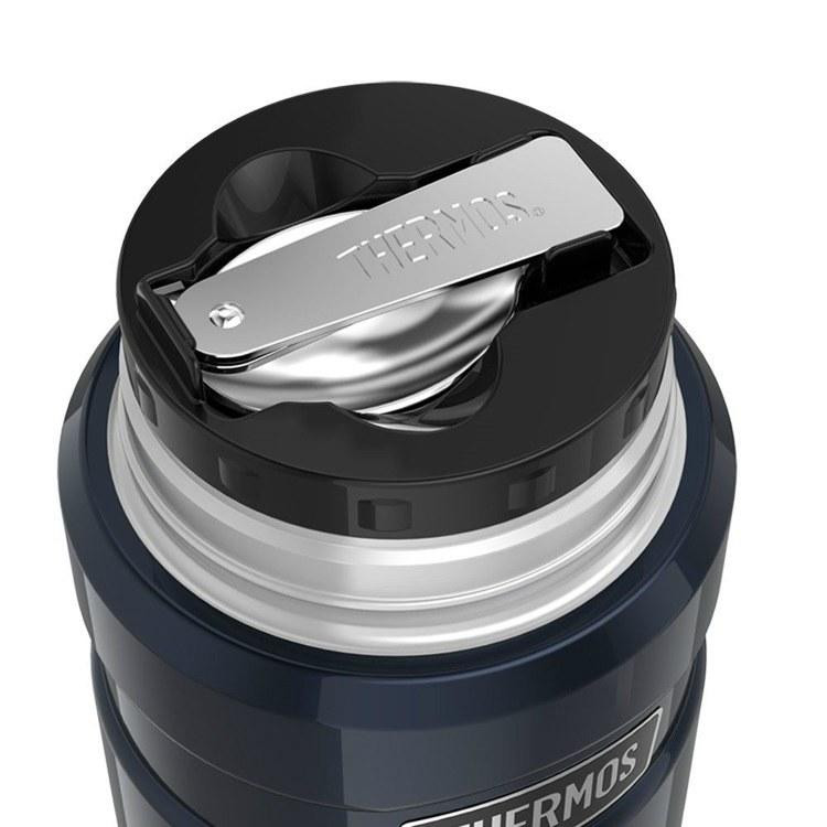 Термос для Їжи з ложкою 0.71 літра Thermos "Stainless King Food Flask" (173052) Midnight Blue Нововолинськ - фото 5