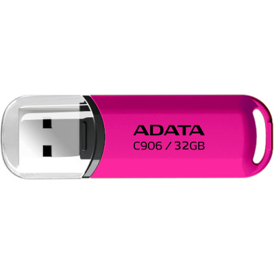 USB флеш накопичувач ADATA 32GB C906 Pink USB 2.0 (AC906-32G-RPP) Вінниця - фото 1