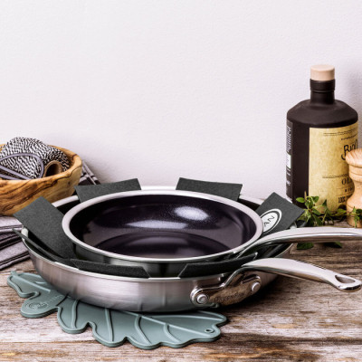 Захист для зберігання сковорідок GreenPan 3 шт, чорний (CC002582-001) Вінниця - фото 6