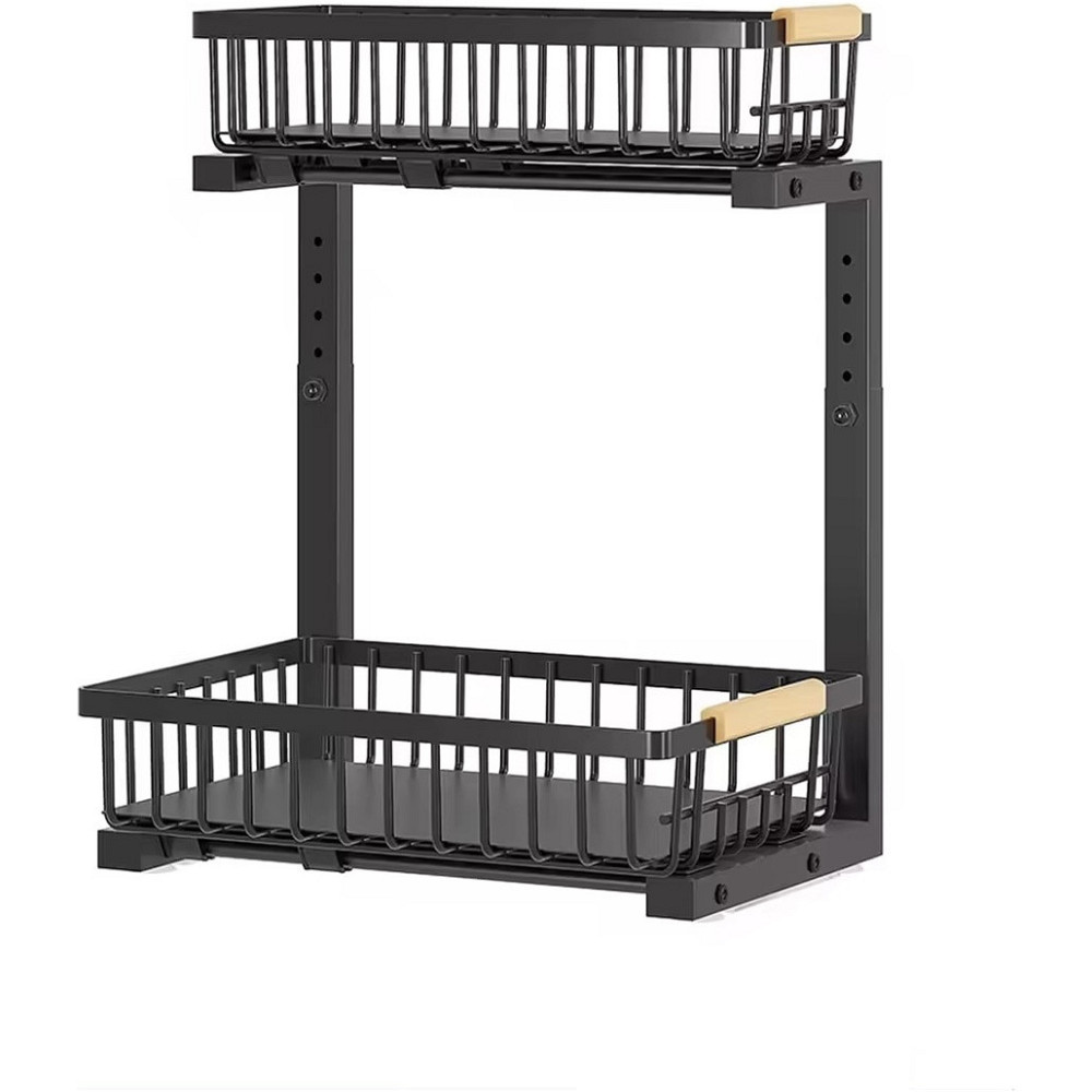 Стойкий двухуровневый органайзер из углеродистой стали Каменец-Подольский - изображение 1