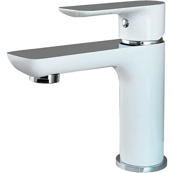 Змішувач для умивальника GAPPO G1048 білий/хром Київ