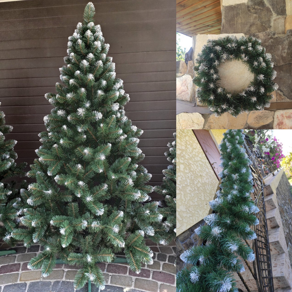 Елка искусственная новогодняя «Снежная Королева» с белыми кончиками 1-3 м 2.2 Киев - изображение 9