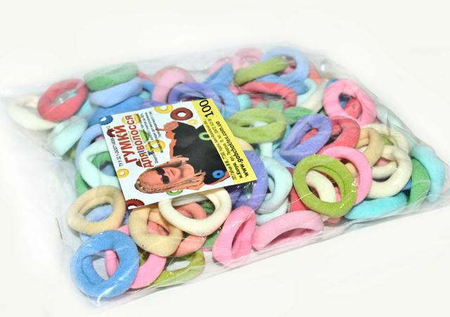 Резинка для волос для детей набор 100 шт Киев - изображение 1