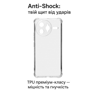 Чохол до мобільного телефона BeCover Anti-Shock Poco F7 Ultra Clear (713808) Вінниця - фото 2