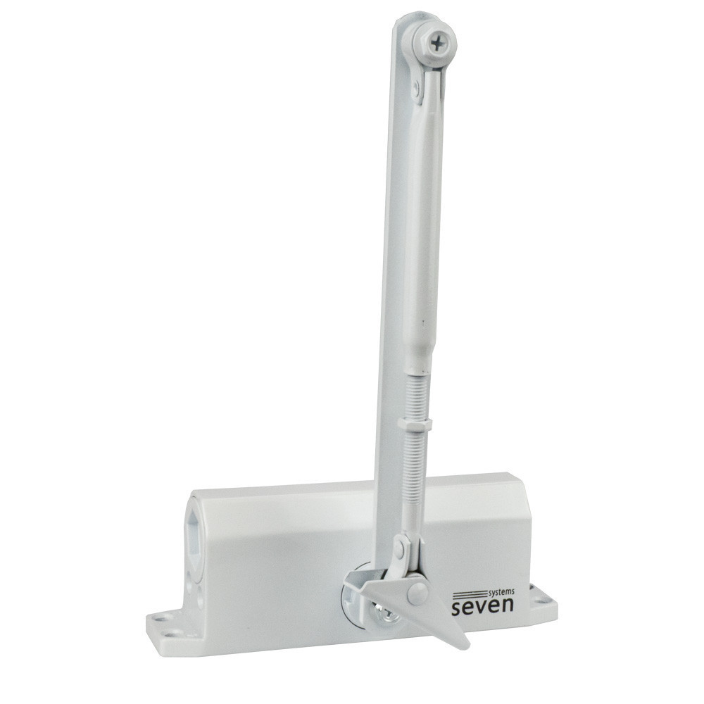 Доводчик дверей 40-65 кг SEVEN DC-7742 white Київ - фото 19