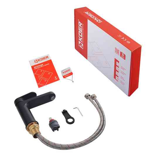 Смеситель для умывальника Koer KB-10030-05 (KR5425) с надежной конструкцией Харьков