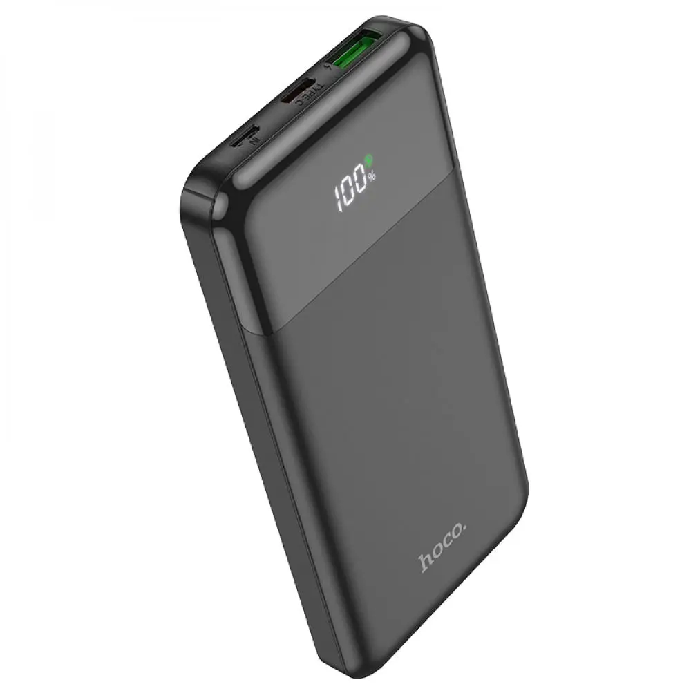 Зовнішній акумулятор HOCO J102 Cool figure PD20W+QC3.0 power bank(10000mAh) Black Київ - фото 1