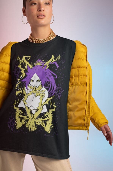 Футболка аниме Блич оверсайз (S/M/L) Черний AnimeJ0881 Днепр - изображение 2