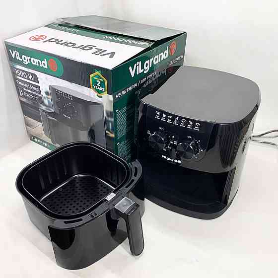Фритюрниця без масла електрична мультифункціональна ViLgrand Домашня фритюрниця електрична XT-40 Львів