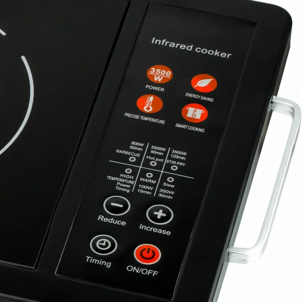 Електроплита інфрачервона 1 конфорка BITEK 3500Вт BT-8006 Склокераміка 5 вбудованих режимів Одеса - фото 7