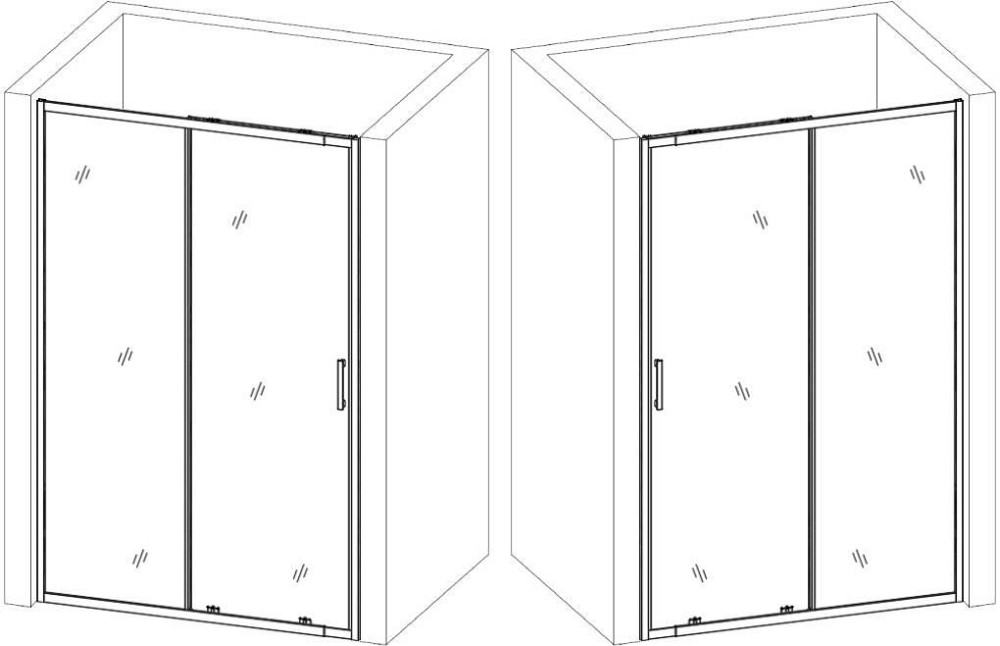 Душові двері PARSETA 120TB BRAVO (1уп.) Київ - фото 4