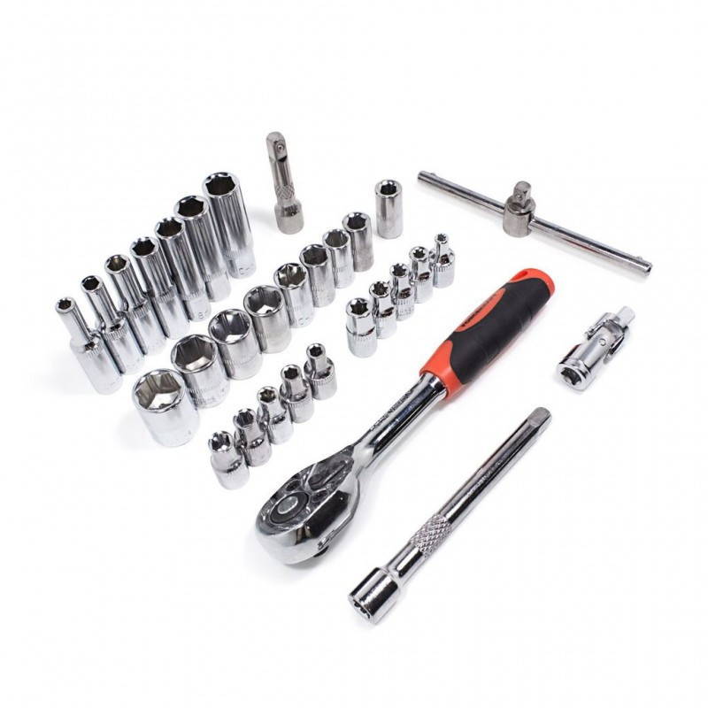 Набор инструментов 216 предметов 1/4''3/8''1/2''(6гр.)(4-32мм) FORCEKRAFT FK-38841 Одесса - изображение 6