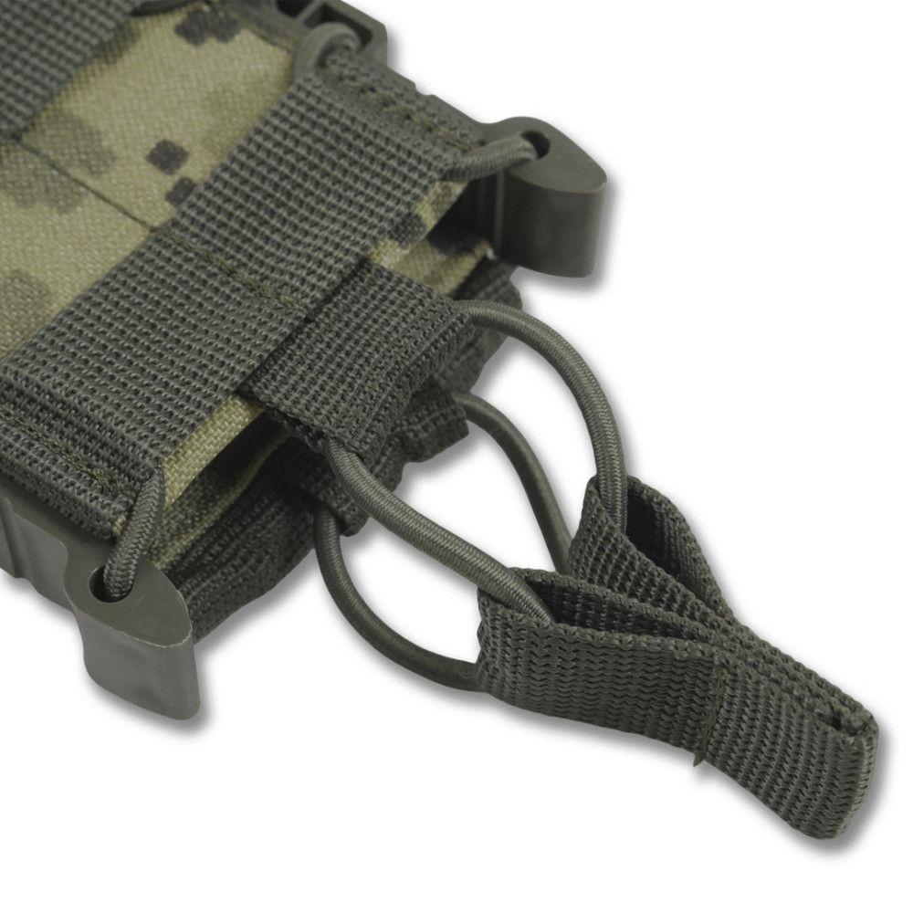 Открытый тактический подсумок под 1 магазин Militex Pixel. Открытый одинарный подсумок для магазинов Киев - изображение 9